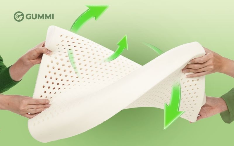Khi chọn gối cho người trào ngược dạ dày bạn cũng nên quan tâm tới chất liệu gối