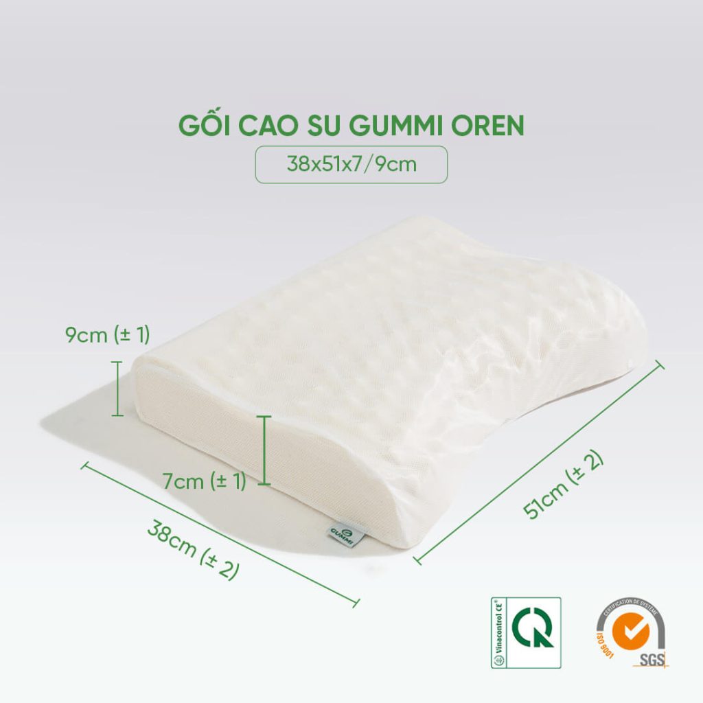 chọn kích thước gối nào 