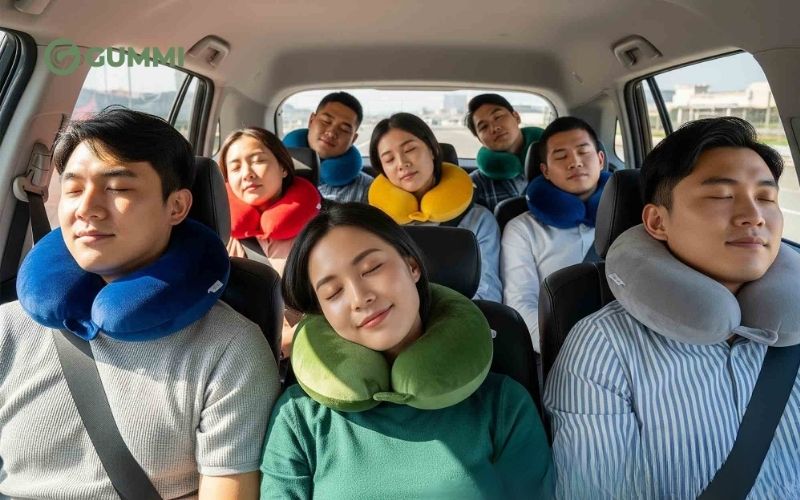05 lợi ích khiến gối tựa cổ trở thành món đồ không thể thiếu 2 Gối tựa cổ giúp giảm áp lực lên vai gáy