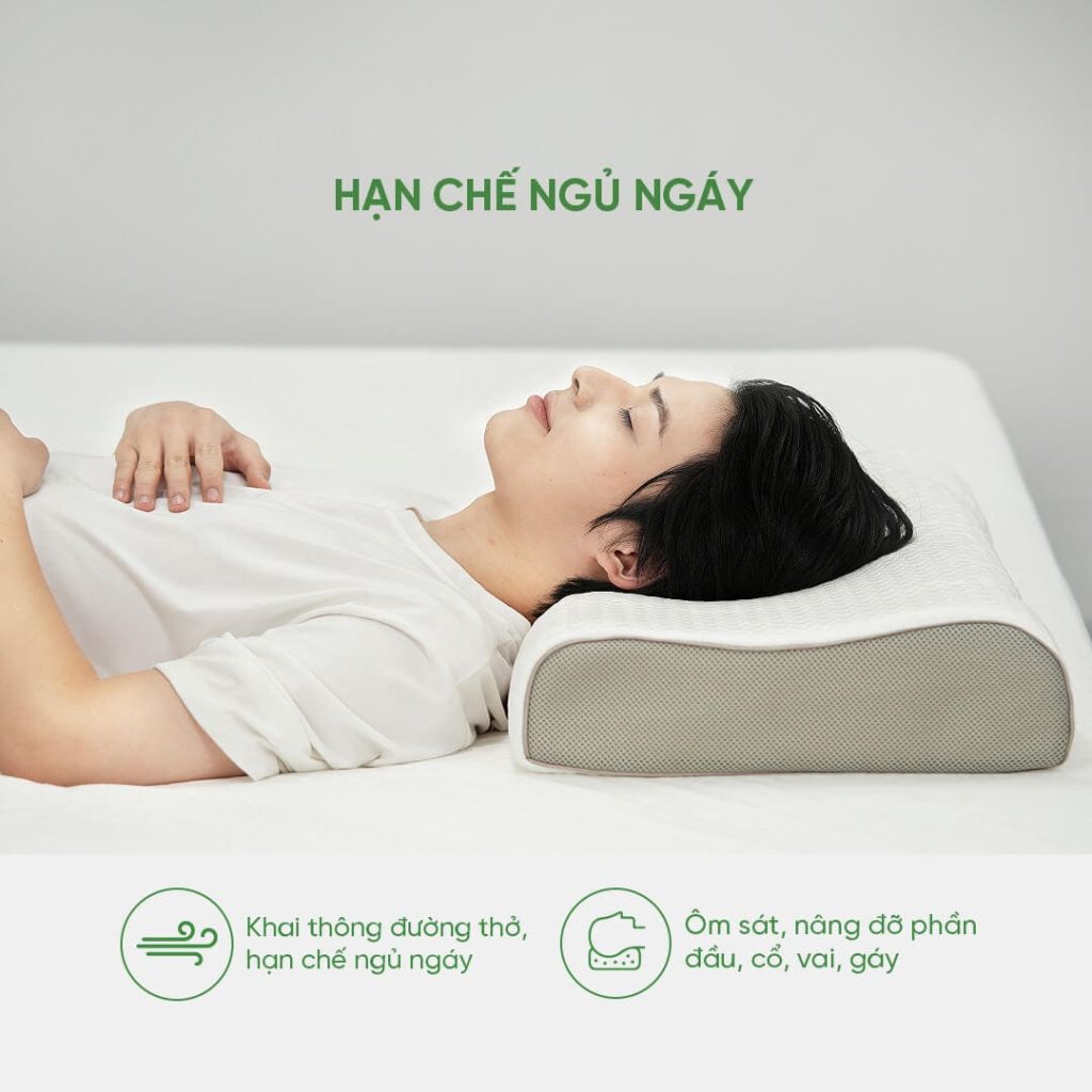 Gối công thái học Gummi Contour Massage