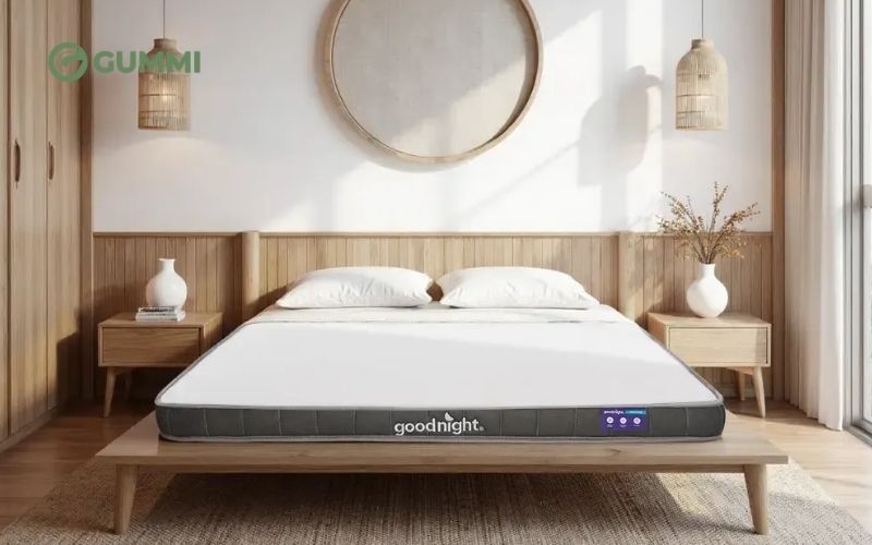 Nệm đa tầng là gì? Top 5 mẫu nệm đa tầng đáng mua hiện nay 8 Nệm cao su đa tầng Goodnight Latex Hybrid