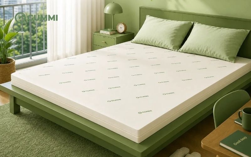 Giải đáp: Nên mua nệm nhập khẩu hay nệm Việt Nam? 9 Gummi là thương hiệu nội địa đáng chú ý với các dòng nệm cao su thiên nhiên an toàn, lành tính