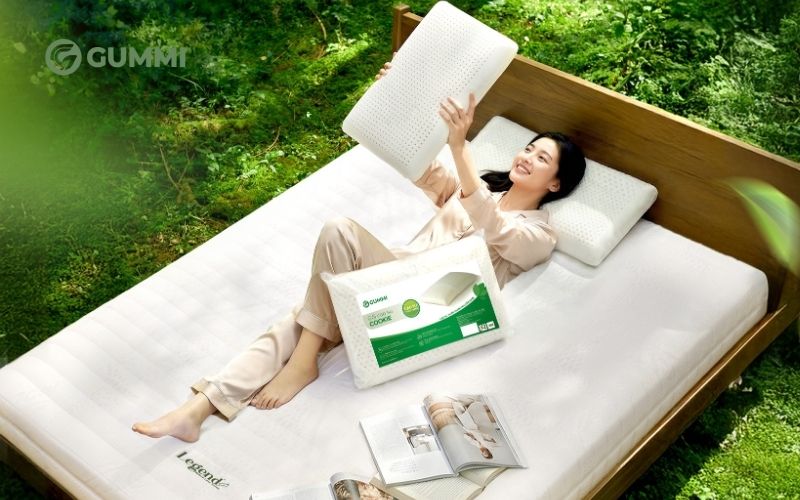 Hướng dẫn cách chọn gối cho người thoái hóa đốt sống cổ 6 Lựa chọn gối cho người thoái hóa đốt sống cổ từ Gummi