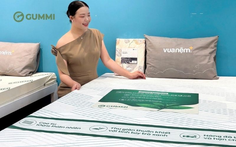 So sánh nệm foam và nệm cao su: Nệm nào hợp với bản thân? 4 Mua nệm cao su Gummi cho giấc ngủ trọn vẹn