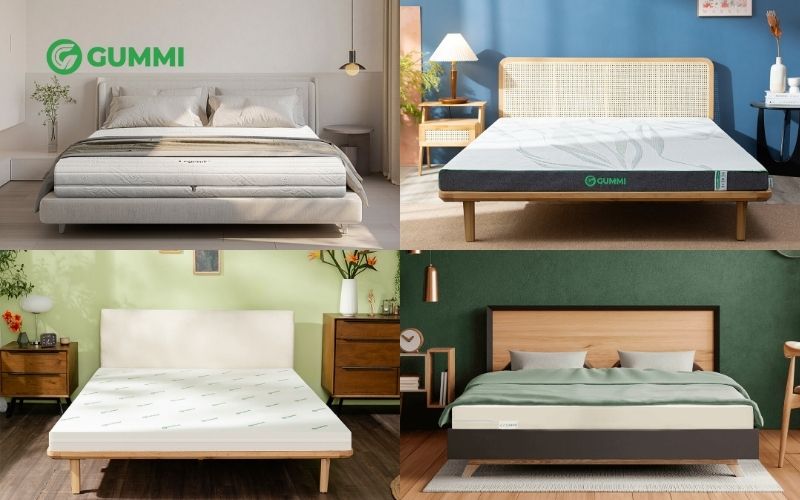 Nệm cao su 100% thiên nhiên an toàn, chính hãng của thương hiệu Gummi