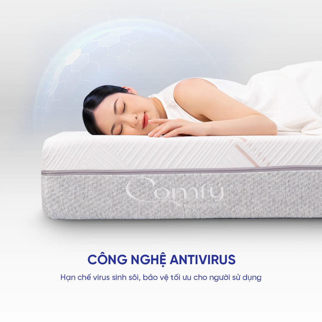 nệm cho người dễ dị ứng comfy lux 1.0