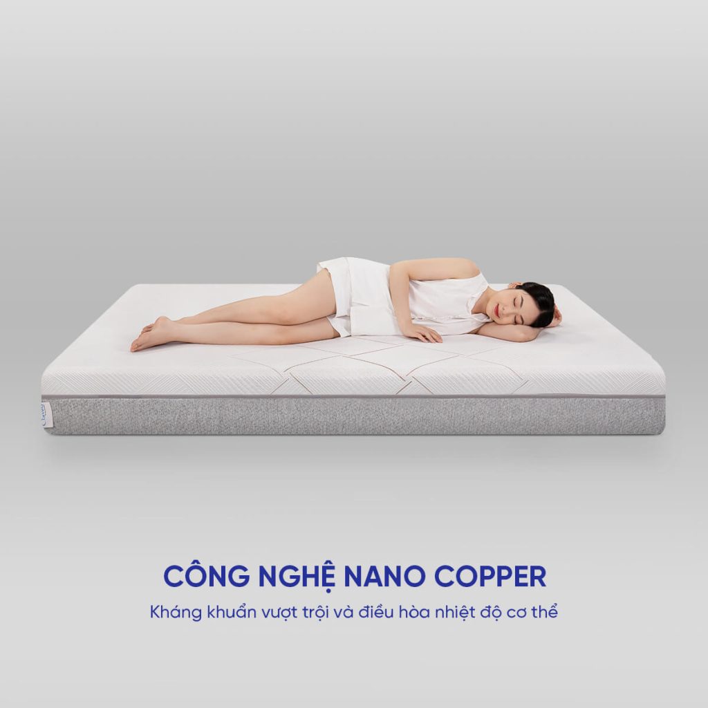 nệm cho người dễ dị ứng comfy lux 2.0