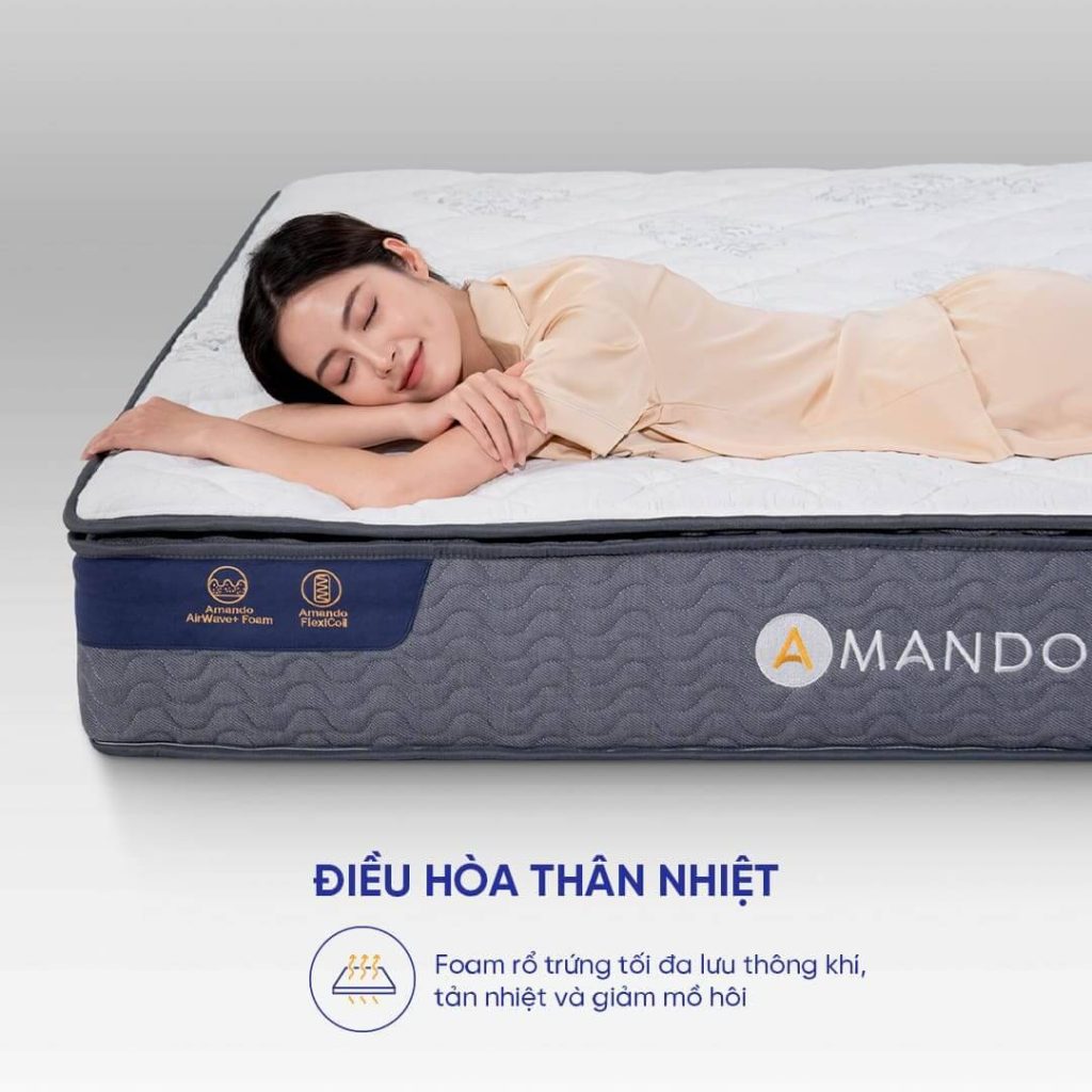 Nệm cho người nặng cân Amando Elite Original