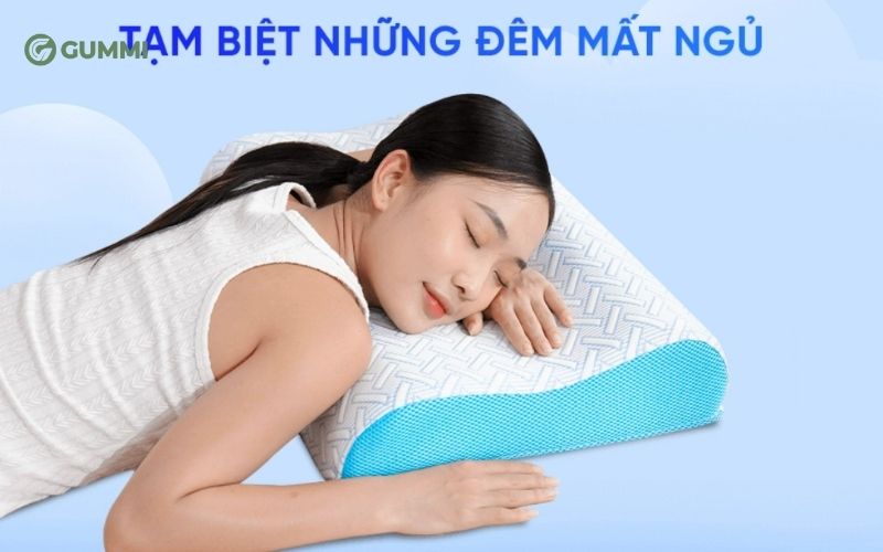 Top 7 gối làm mát tốt, nằm thoáng mát và dễ chịu 11 Gối foam thoáng khí Comfy Nami