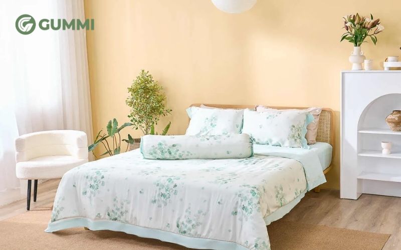 Bộ chăn ga chun sợi gỗ thiên nhiên Amando Jamila