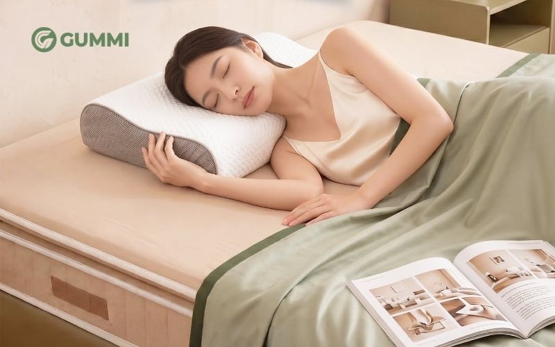 Chọn gối khách sạn cao su thiên nhiên chất lượng thương hiệu Gummi