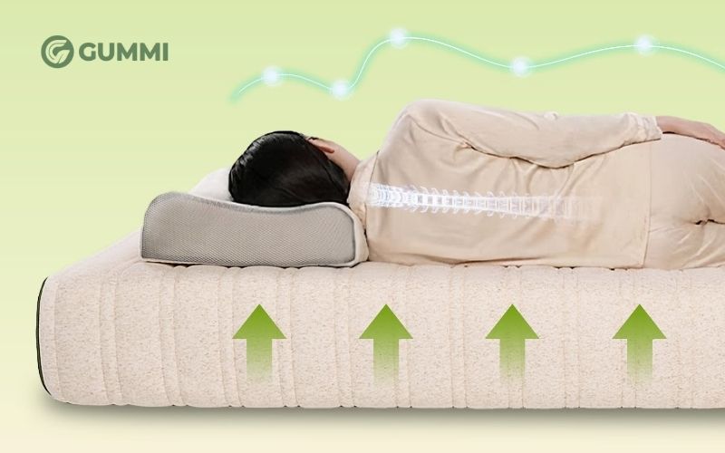 Chọn nệm có độ cứng vừa phải, không bị xẹp lún