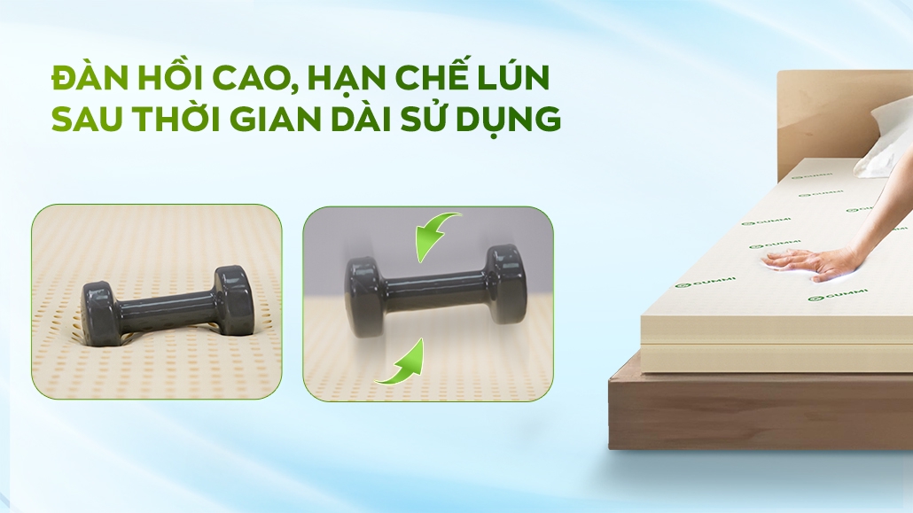 Đàn hồi cao, hạn chế lún