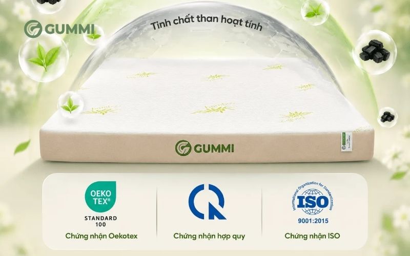 Nệm cao su và nệm đa tầng: Chọn mua nệm nào phù hợp? 18 Mua nệm cao su chính hãng tại Gummi