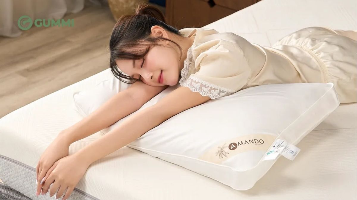 Gối bông gòn có giá thành hợp lý, thoải mái và dễ chịu