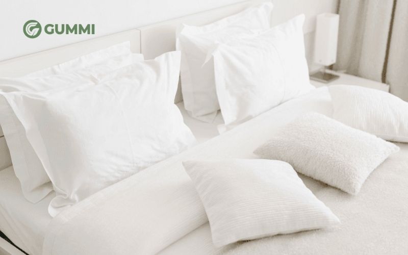 Gối khách sạn bao gồm gối nằm và gối tựa