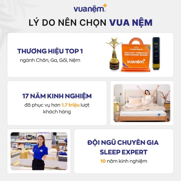 lý do nên chọn vua nệm