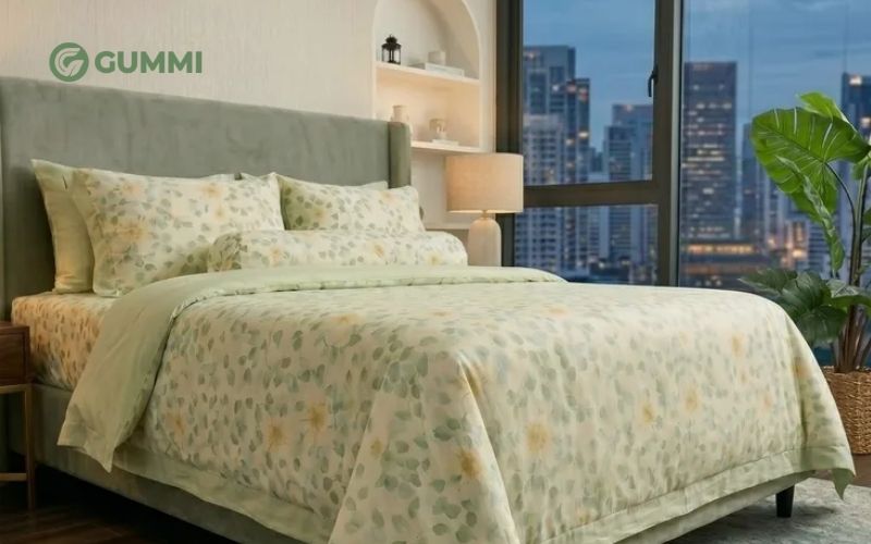Hướng dẫn chọn chăn ga gối cho người mệnh Hỏa thu hút may mắn 3 Màu xanh lá là màu đại diện cho hành Mộc