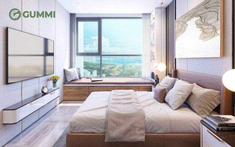 Diện tích phòng ngủ chung cư thông thường sẽ khá hạn chế