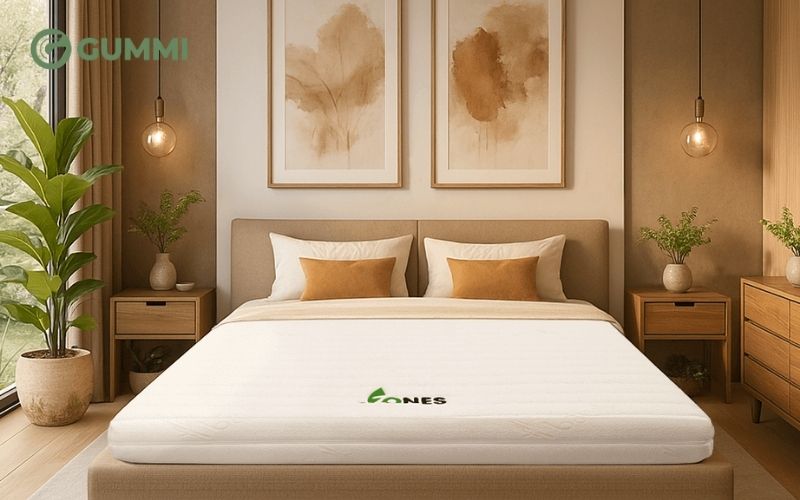 Nệm cao su nhập khẩu nâng đỡ 7 vùng Gummi 7zones