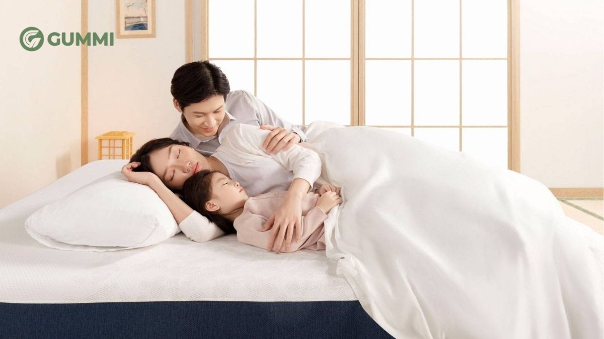 Nệm cao su Nhật Bản nổi bật nhờ độ đàn hồi cao và khả năng nâng đỡ cơ thể