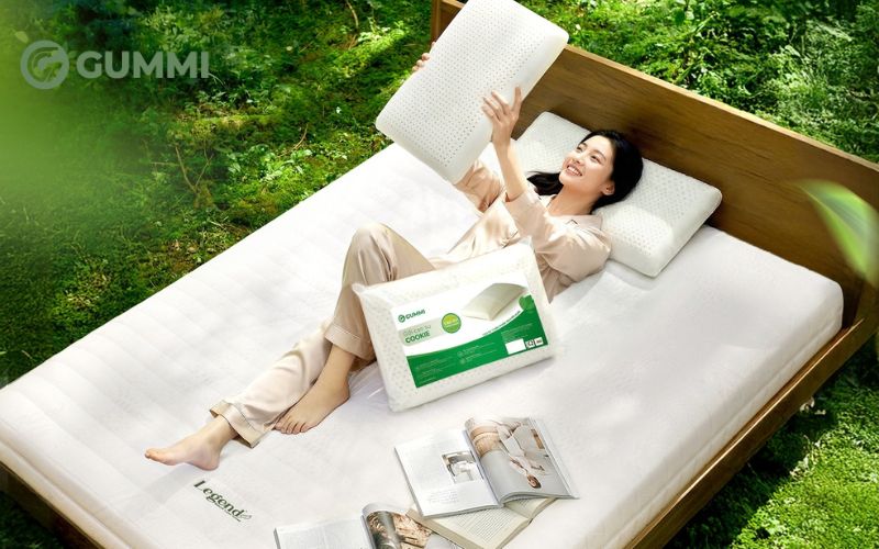 Top 10 mẫu nệm êm, nâng đỡ tốt giúp ngủ sâu và thoải mái 3 Nệm cao su được đánh giá cao nhờ độ đàn hồi tự nhiên và khả năng nâng đỡ cơ thể tốt