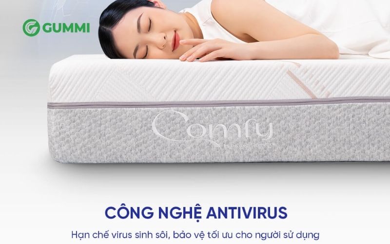 Top 5 nệm cho người dễ dị ứng tốt nhất nên sử dụng 5 Nệm cho người dễ dị ứng Comfy Lux 1.0 ứng dụng công nghệ chống virus, vi khuẩn, hạn chế dị ứng