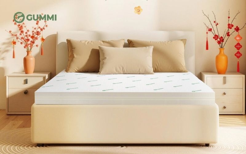 TOP 10 nệm cho người ngủ ngáy chất lượng, đáng dùng hiện nay 1 Nệm cho người ngủ ngáy Gummi Lite