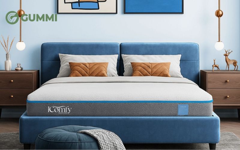 Top 10 mẫu nệm êm, nâng đỡ tốt giúp ngủ sâu và thoải mái 9 Nệm foam iComfy Coolax Massage
