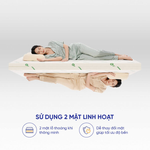 Sử dụng 2 mặt linh hoạt