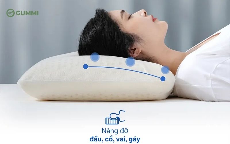Chọn gối không quá cứng, không quá mềm