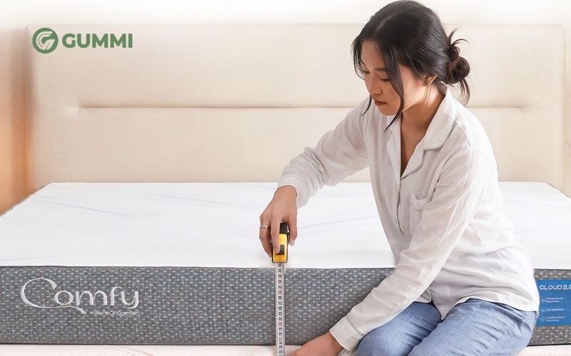 Chọn nệm cho người ngủ sấp nên có độ cao từ 15 - 30cm