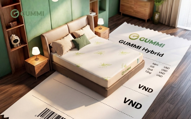 Lựa chọn nệm có kích thước phù hợp với phòng ngủ