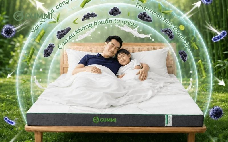 Mỗi giai đoạn phát triển của bé gái cần loại nệm phù hợp khác nhau