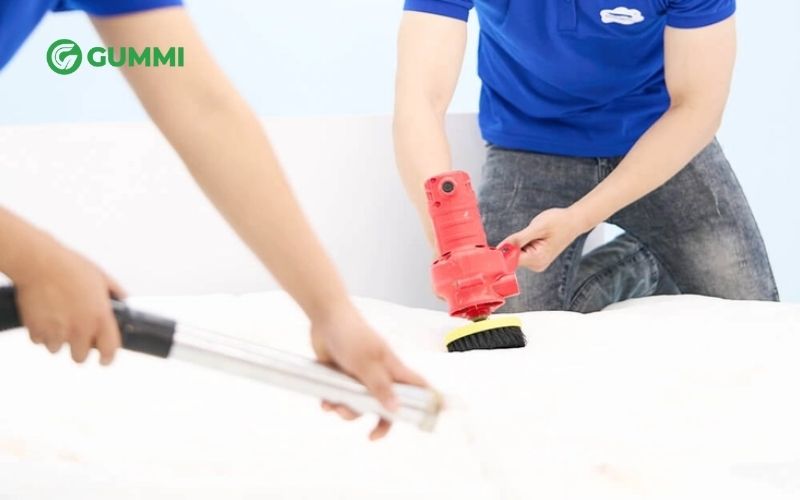 Dịch vụ vệ sinh nệm cao su chuyên nghiệp tại Vua Nệm