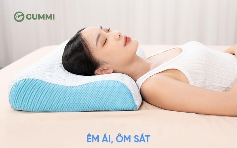 Gối memory foam công thái học Comfy Nami êm ái 