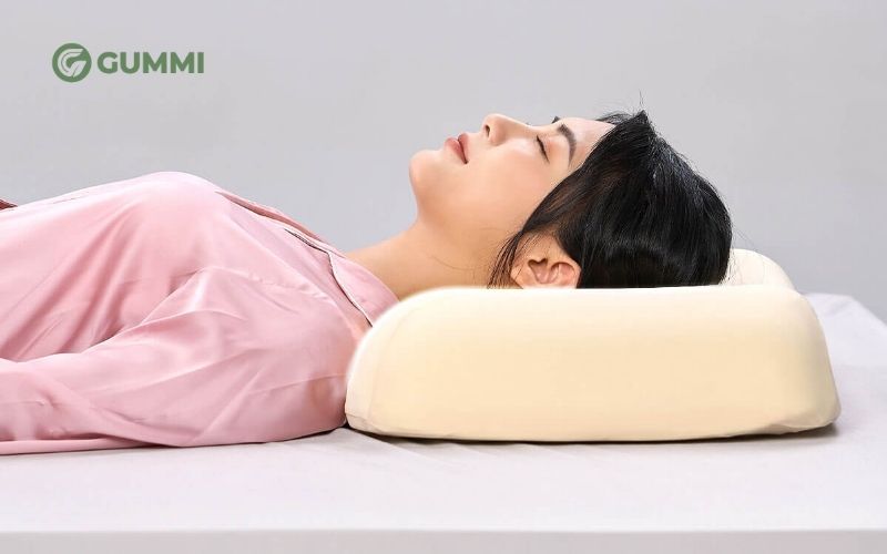 Gummi Butterfly giúp nâng đỡ cổ theo dáng tự nhiên, hạn chế đau mỏi