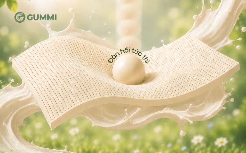 Gummi Hybrid Plus mang đến trải nghiệm nằm thoáng mát, nâng đỡ toàn diện