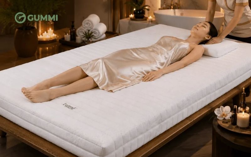 Nên mua nệm cao su hay bông ép? Loại nệm nào tốt hơn? 6 Nệm cao su nhập khẩu cao cấp Gummi Legend