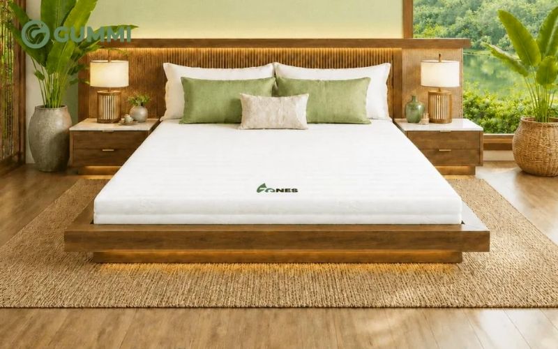 Tổng hợp kinh nghiệm mua nệm cao su bạn nhất định phải biết 10 Nệm cao su nhập khẩu nâng đỡ 7 vùng Gummi 7zones