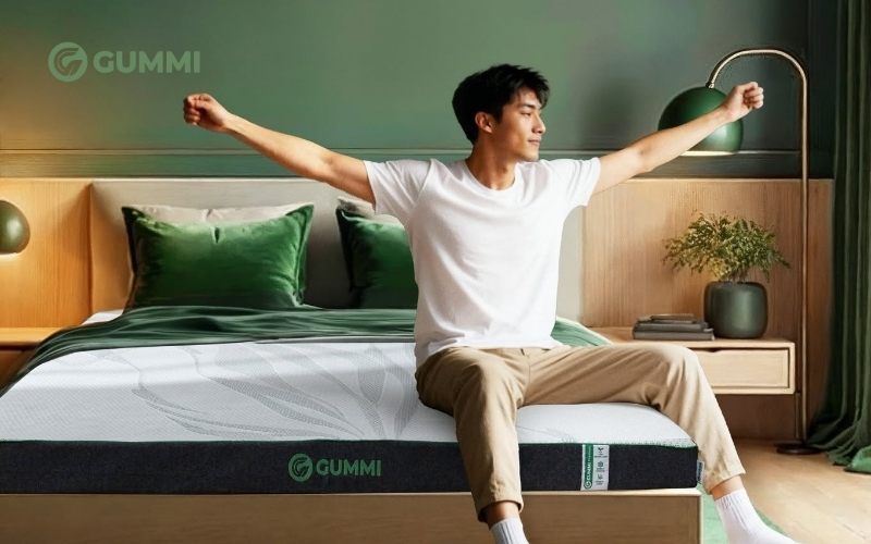 Chọn nệm cho người ngủ ngửa tại Gummi