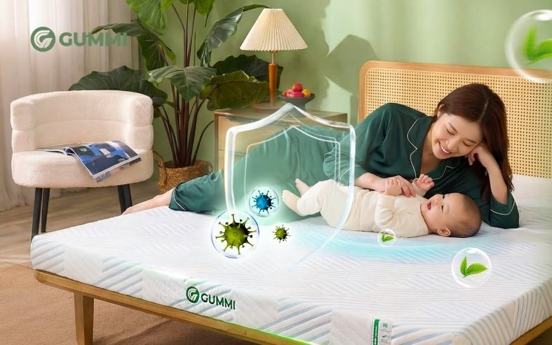Top 09 nệm cho người dễ dị ứng được nhiều người săn tìm 10 Lựa chọn nệm có khả năng kháng khuẩn