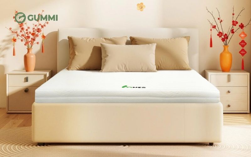 Nệm cao su đem đến cảm giác nằm thoải mái cho người bệnh