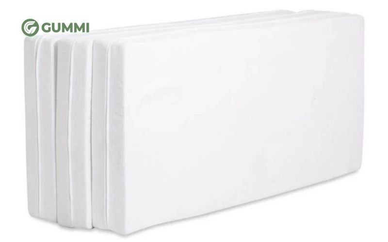 Nệm cao su gấp giúp tiết kiệm không gian sống hiệu quả