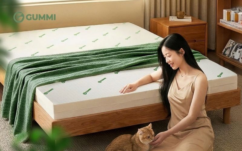 Nệm cho người ngủ nghiêng - Nệm cao su thiên nhiên