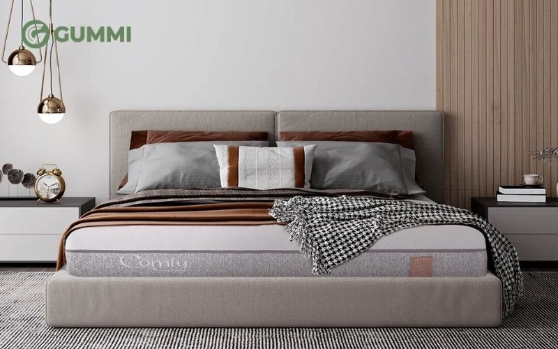 Sản phẩm nệm chất lượng cũng góp phần tạo nên sự sang trọng cho không gian phòng ngủ