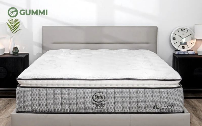 Nệm lò xo Serta Pedic iBreeze cao cấp làm mát