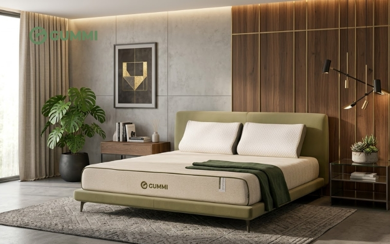 08 Tiêu chí chọn nệm cho phòng ngủ kiểu hiện đại chất lượng 6 Nệm Gummi Hybrid Plus