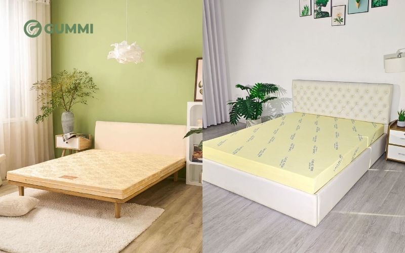 Nệm bông ép và nệm cao su non: Nên chọn loại nào?