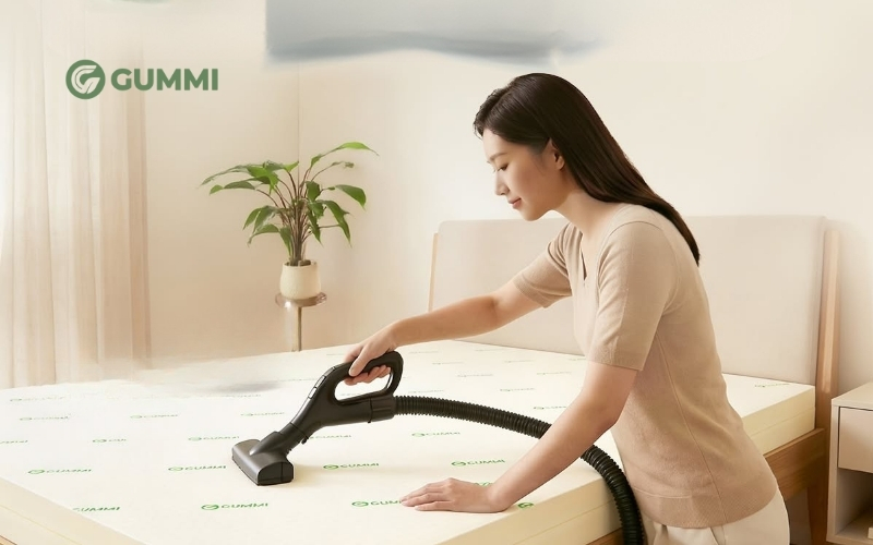 10 Cách bảo quản nệm cao su đơn giản để duy trì tuổi thọ nệm 5 Vệ sinh nệm định kỳ